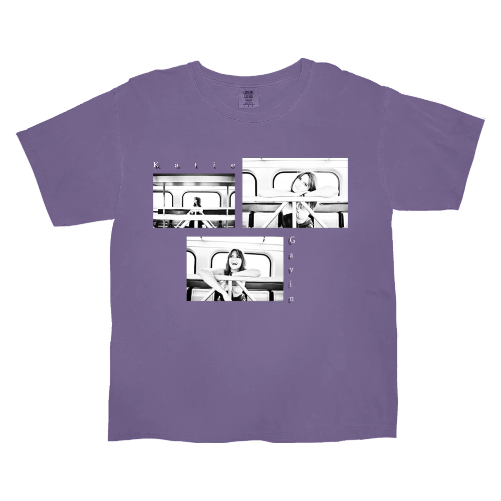 Katie Gavin Photo Tee in Grape