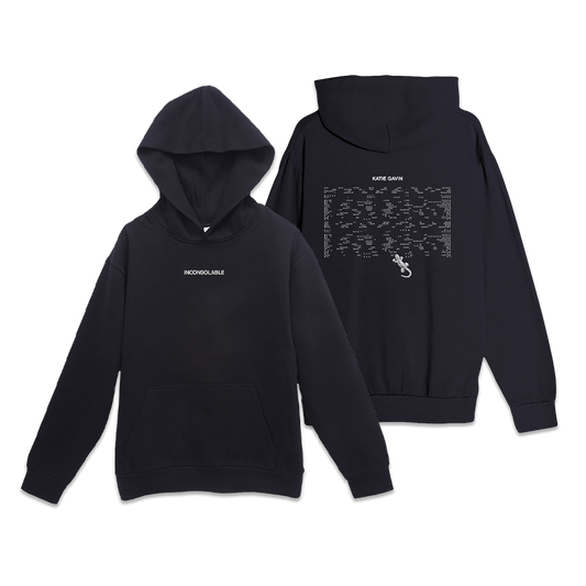 Inconsolable Black Pullover Hoodie