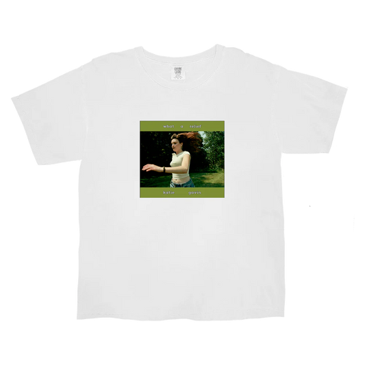 What a Relief Tee in White